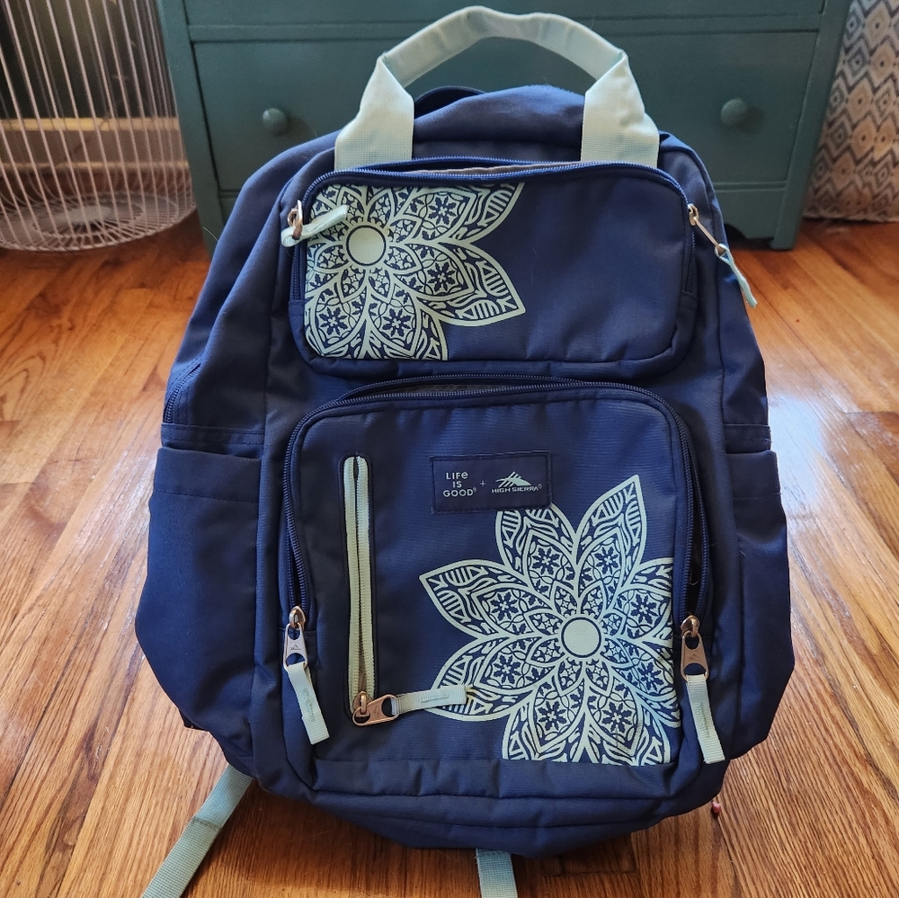 Life is Good backpack